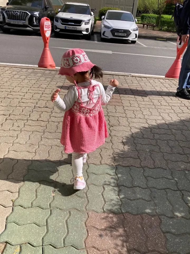 라라 모티브 드레스
